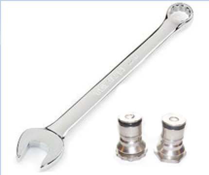 22 mm Combination Soda Keg Post/Plug Wrench (Wrench only) - Click Image to Close