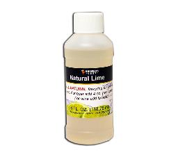Natural Lime Flavoring Extract 4 OZ - Click Image to Close
