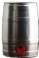 5 Liter Party Keg w gravity/tap - Click Image to Close
