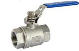 Stainless Steel Ball Valve 1/2" FPT - Click Image to Close