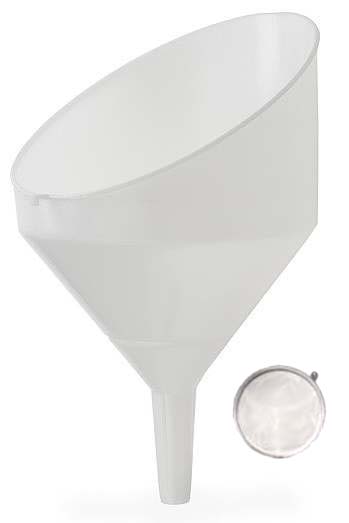 9'' Anti-Splash Funnel with Strainer - Click Image to Close