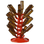 Bottle Tree Small (45 Bottles) - Click Image to Close