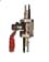 3/8'' x 3/8'' Turn Barbed In Line co2 valve - Click Image to Close