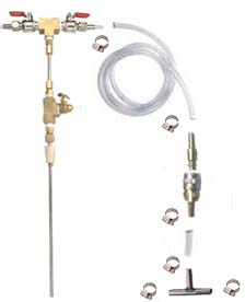 Deluxe Counter Pressure Btl Filler Kit w/in-lin Quick Disconnec - Click Image to Close