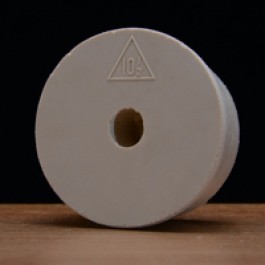 #10 1/2 Rubber Stopper Drilled for Airlocks - Click Image to Close