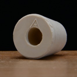 #3 Rubber Stopper Drilled for Airlocks - Click Image to Close