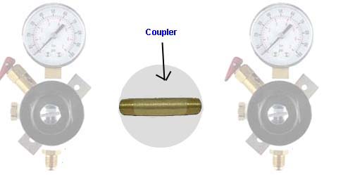Secondary Regulator 3 inch Coupler Stem LHT to LHT - Click Image to Close