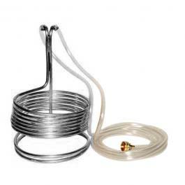 Stainless Steel Immersion Wort Chiller - Click Image to Close