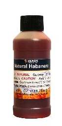 Natural Habanero Flavoring Extract 4 OZ