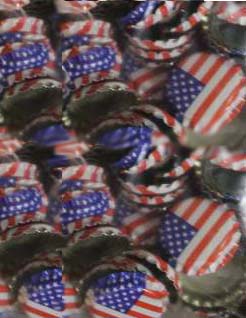 Oxygen Absorbing American Flag Crowns 144 count - Click Image to Close