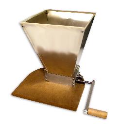 Stainless Steel Roller mill with 10 pound Hopper(adjustable) - Click Image to Close