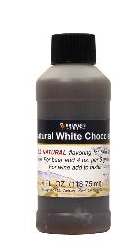 Natural White Chocolate Flavoring Extract 4 OZ - Click Image to Close