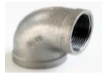90 Degree Stainless Steel Female to Female Elbow Fitting. (1/2")