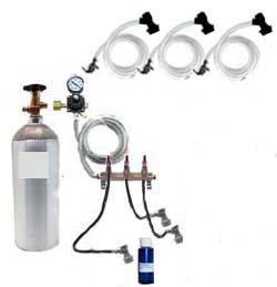 3 Keg Basic Homebrew CO2 System (Ball Lock without kegs)