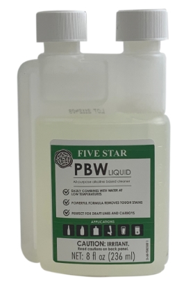 PBW Brewery wash Cleaner 8oz Liquid