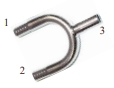 1/4" SS U Bend Splitter