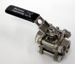 Blichmann 3pc stainless steel Ball valve.