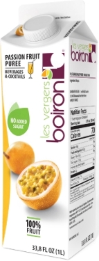 Boiron Puree Closeout - Passion Fruit 1L date. 09/22) 2 left Boiron Puree Closeout - Passion Fruit 1L date. 09/22) 2 left