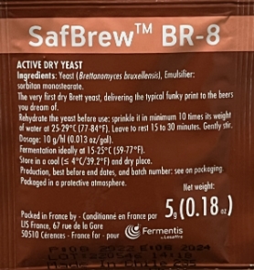 Fermentis SafeBrew BR-8 5g (dry Brettanomyces bruxellensis)