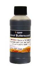 Natural Butterscotch Flavoring Extract 4 OZ