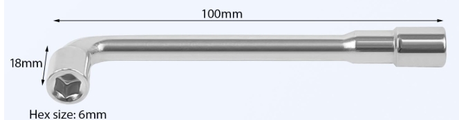 Small clamp driver pocket Installation/removal tool Small clamp driver pocket Installation/removal tool