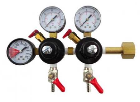 Double Body Co2 Regulator - Click Image to Close
