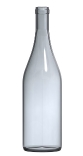 750 ml Clear Burgundy Bottle