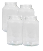 1 Gallon Wide Mouth Cider Jug/carboy (case of 4)