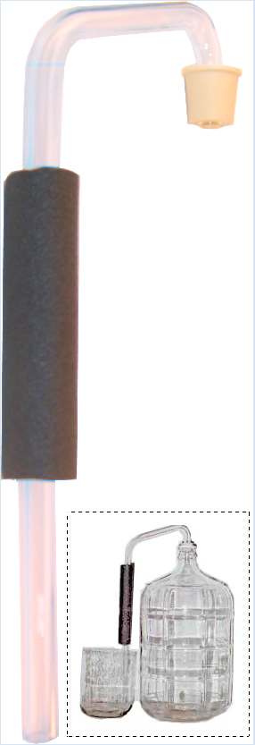 JTS Glass Blowoff Tube for Glass Carboys JTS Glass Blowoff Tube for Glass Carboys