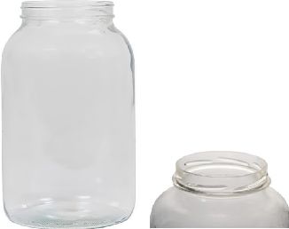 Glass Fermentation Jar 1 Gallon No Lid 100mm Lug Finish