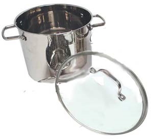20 Quart Tri Ply Bottom Stainless Steel Brew Pot/Kettle with Lid