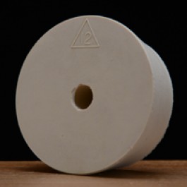 #12 Rubber Stopper Drilled for Airlocks