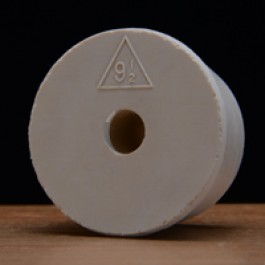 #9 1/2 Rubber Stopper Drilled for Airlocks - Click Image to Close