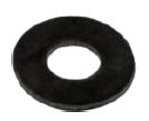 Black Rubber Shank Washer - Click Image to Close