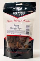 Brewer's Best Rum Barrel Chips 4oz - Click Image to Close