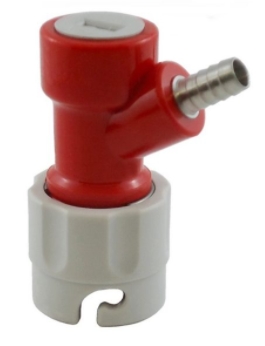 1/4'' Barbed C-Keg Disconnect Short Style (Gas pin lock)
