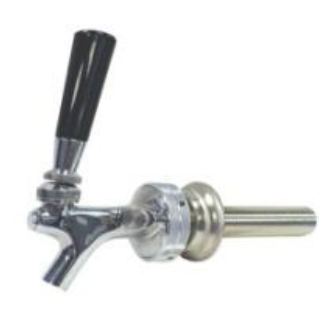 Chrome plated brass Standard Flow Control Faucet - Click Image to Close