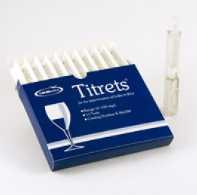 So2 Test Kit. Box of 10 tirrets.(Requires Titrettor )